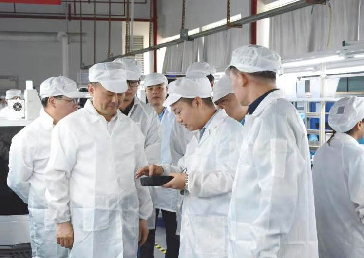 萍乡市委书记陈敏率队到优发国际考察